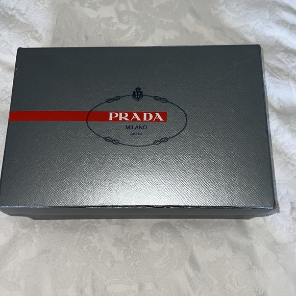 Prada Womens Black Patent Leather Wedge Sandals Size 39 - Picture 5 of 5